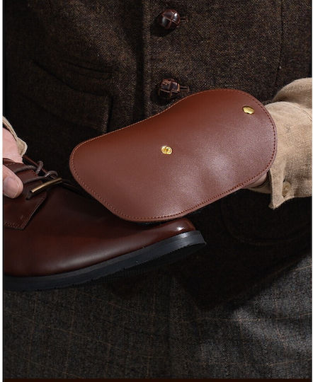 Mănușă pentru lustruirea pantofilor Flippy PVC 18.2 x 12 x 10.8 cm imitație de lână maro