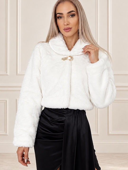 Κοντή Γυναικεία Γούνα White