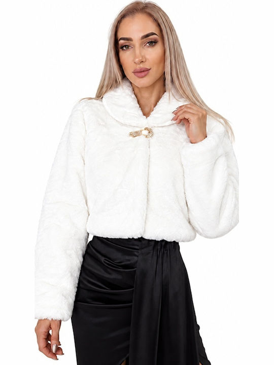 Κοντή Γυναικεία Γούνα White