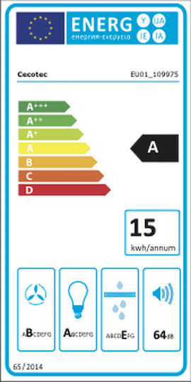 Cecotec Bolero Flux PM 904000 Abzugshaube Schornstein 90cm Inox