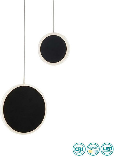 Viokef Mad Adjustable Pendant Light Black 21x120cm