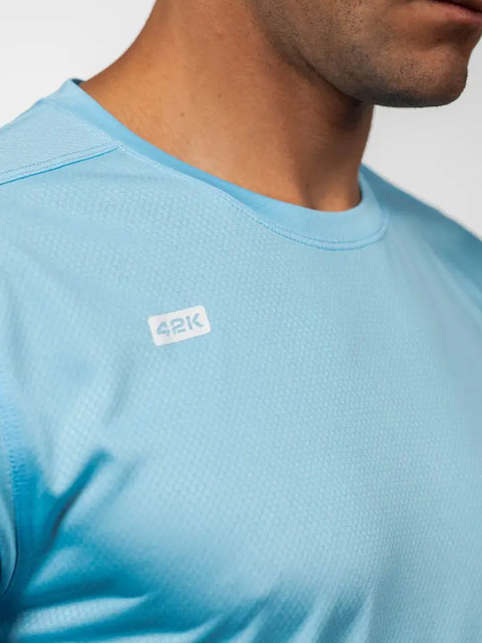 Sportliches T-Shirt Raw Hellblau