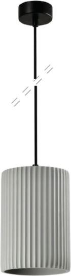 Inlight Grey Ceiling Light with E27 Socket 22x22x15cm 4062