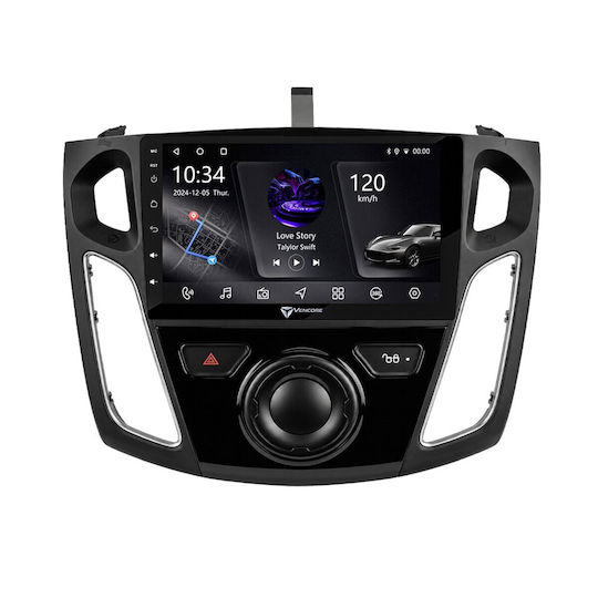 VenCore Auto-Audiosystem Für Ford Focus 2012-2018 Mit Touchscreen 9" Bluetooth USB AUX Eingebautes Wi-Fi GPS Apple CarPlay Android Auto