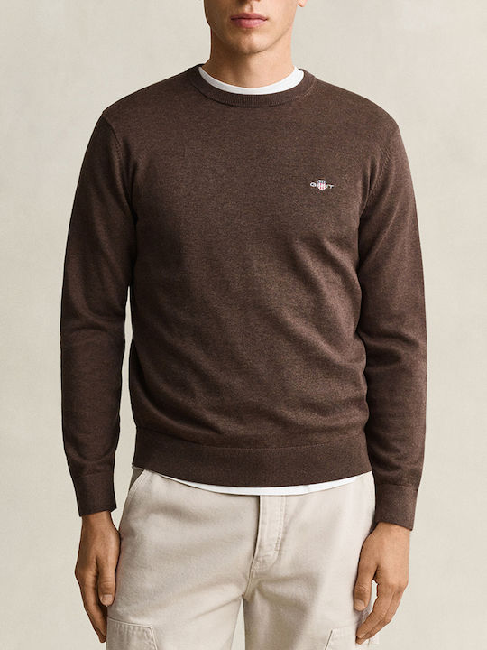 Gant Long Sleeve Brown Sweater