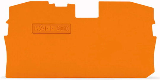 Wago Terminal Intermediate Plate 10mm² Orange 2010-1292