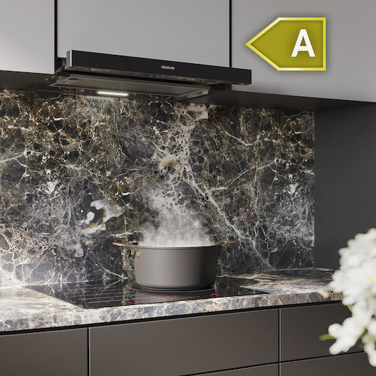 Bolero Flux TLM 603500 Συρόμενος Απορροφητήρας 60cm Μαύρος