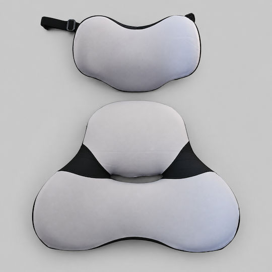 Ιατρικό Μαξιλάρι Αυχένα Memory Foam Γκρι