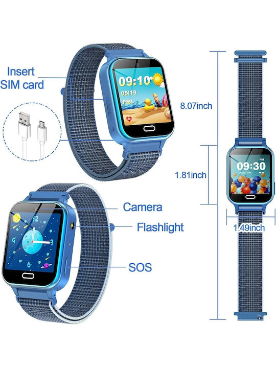 Παιδικό Smartwatch Smartwatch Μπλε