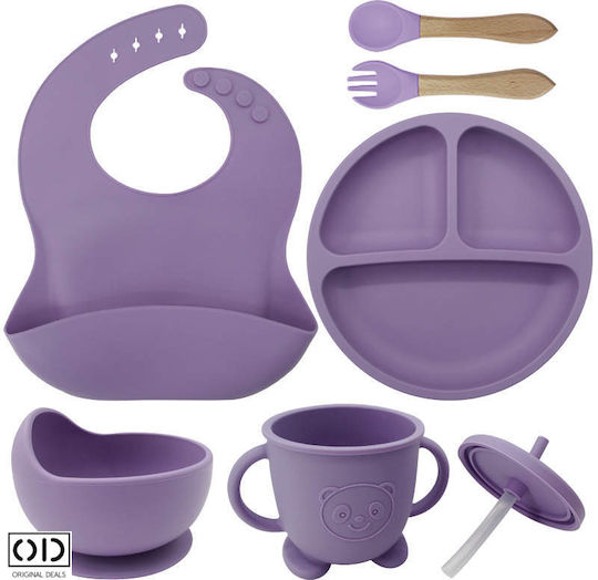 Set de Făcut Mâncare din Silicon Violet 6 buc