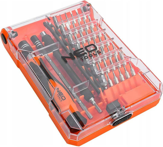Neo Tools Șurubelniță cu 45 de vârfuri interschimbabile