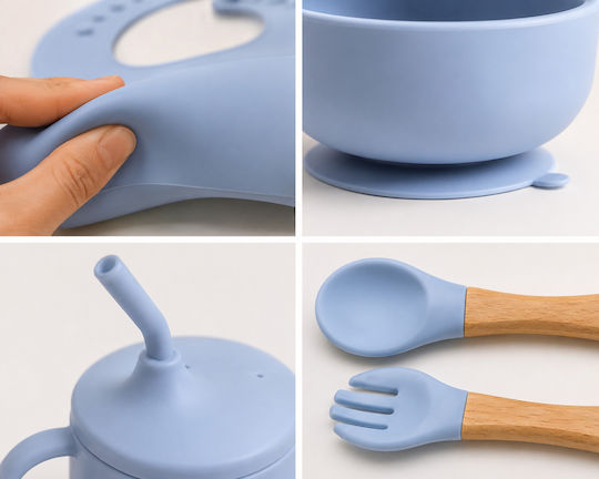 Set de Făcut Mâncare din Silicon Violet 6 buc