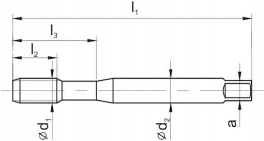 Fanar Taper M10 Din-371c R45 6h Hsse-pm Ticn S-nc C4-525301-0100