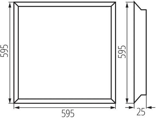 Kanlux Πλαφονιέρα 59.5εκ. LED Kanlux Πλαφονιέρα 59.5εκ. LED