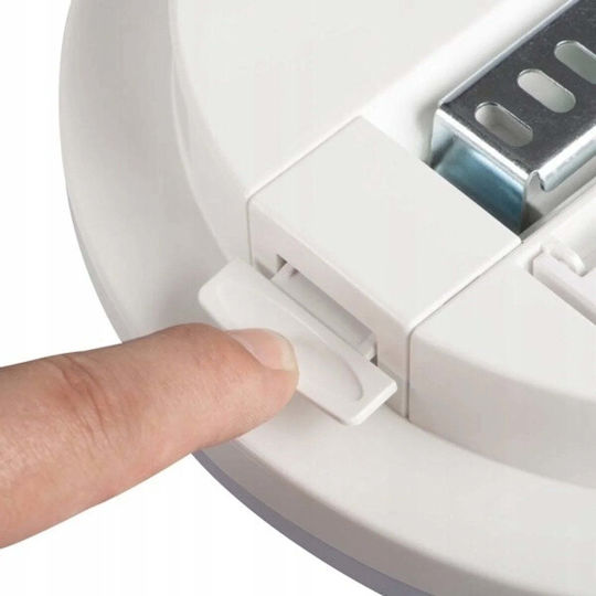 Kanlux Deckenleuchte montieren 22cm Weiß mit integrierter LED