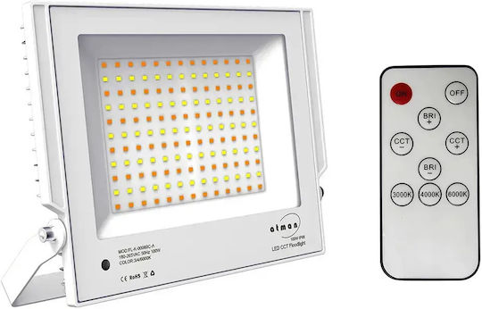 Atman Wasserdicht LED Flutlicht 100W Kaltweiß 6000K IP66