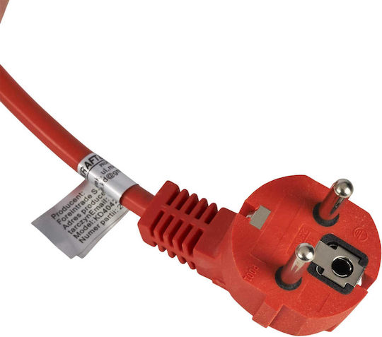 Kraft & Dele Extension Cable Cord 50m Orange