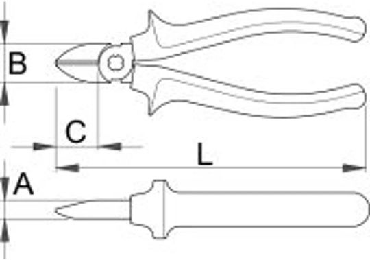 Unior Клещи 160mm 461/1BI Клеща Дължина 160мм
