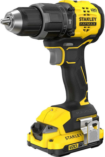 Stanley Fatmax® V20 Ударен Двигател За Бормашина На Батерия Безчетков 18V 2x2Ah