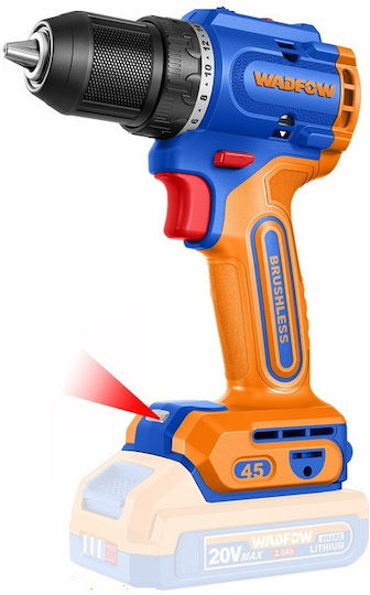 Wadfow WCDP4561 Battery Drill Driver Brushless 20V 1x2Ah