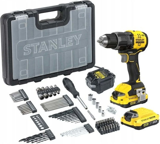 Stanley SFMCD716D2A Κρουστικό Δραπανοκατσάβιδο Μπαταρίας Brushless 18V 2x2Ah