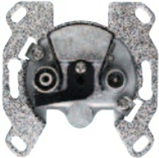 Hager Antenna Socket Dual Through-through Rtv Mechanism 53455211