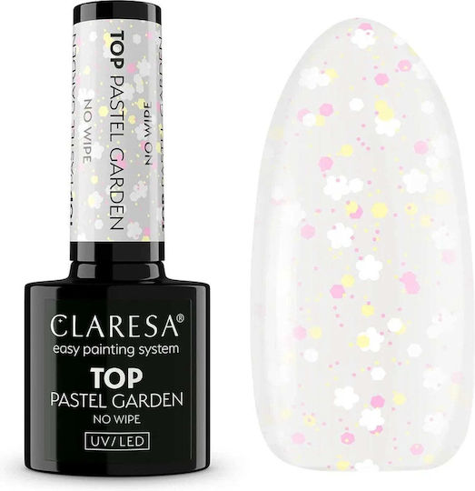 Claresa Top Coat Pentru Oje UV/LED Pastel Garden