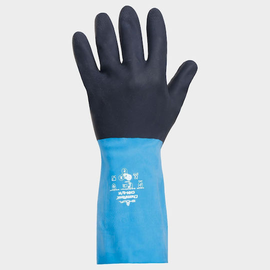 Showa Mănuși de Lucru Albastru Latex/Neopren 1buc