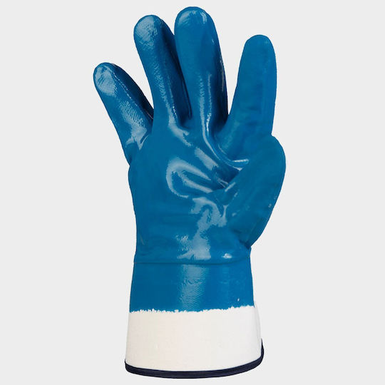 Stenso Stenso Blue Nitrile Cotton Work Gloves