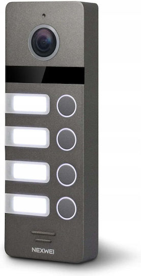 Commax Eura Hauskommunikation Audio-Gegensprechanlage Kabellos Set in Grau