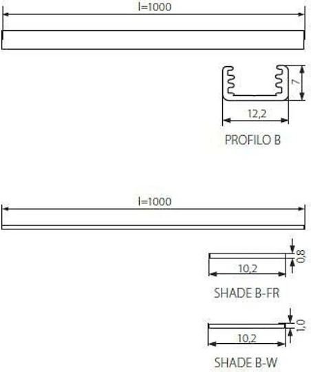 Kanlux Replacement Lampshade for Lighting Fixtures made of Aluminum 10pcs 19161