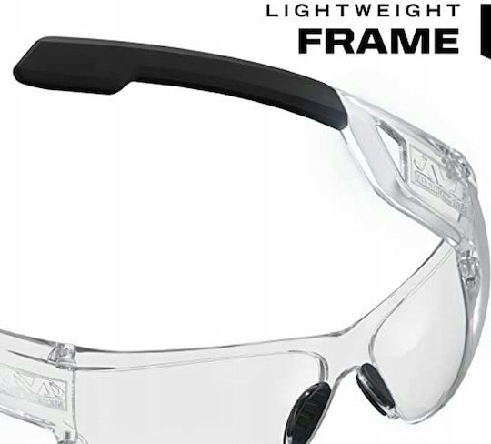 Mechanix Type-n S Safety Glasses Clear Lens Clear Frame