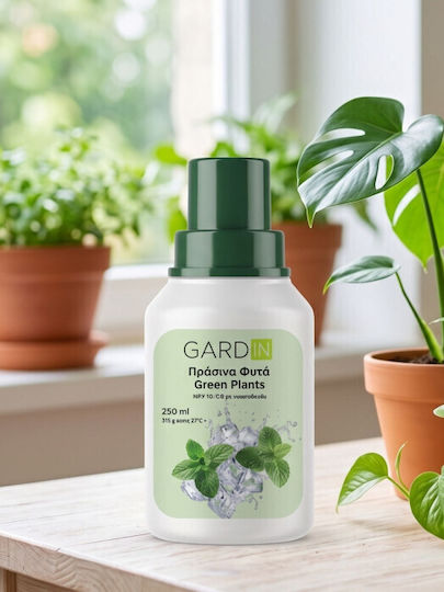 Gardin 14-5-8 Liquid Nitrogen, Phosphorus, Potassium Fertilizer for Green Plants, Succulents 313gr 250ml