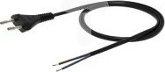 Cablu electric flexibil H03VVH2F 2x0.5mm² Negru Bobină Superioară 50m