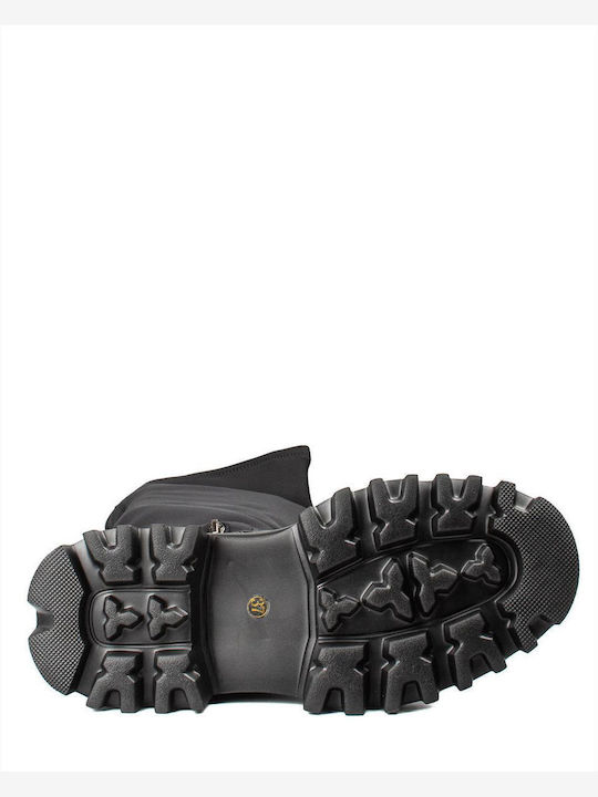 Damenstiefel Über dem Knie Schwarz