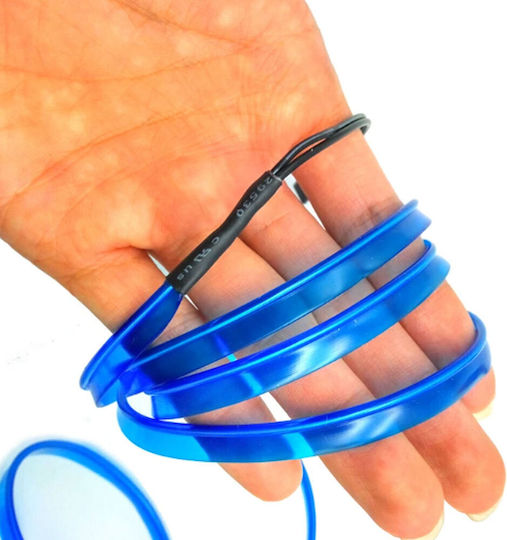 LED Flexible Illuminated Neon Cable 3m 12v Blue Interior Car Lighting SDS-13804