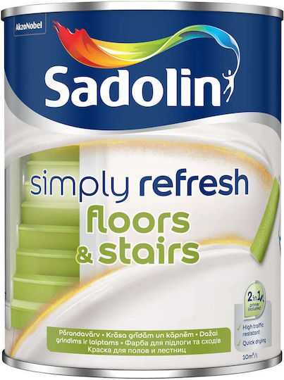 Sadolin Acryl Wasser Farbe 0.9l Weiß