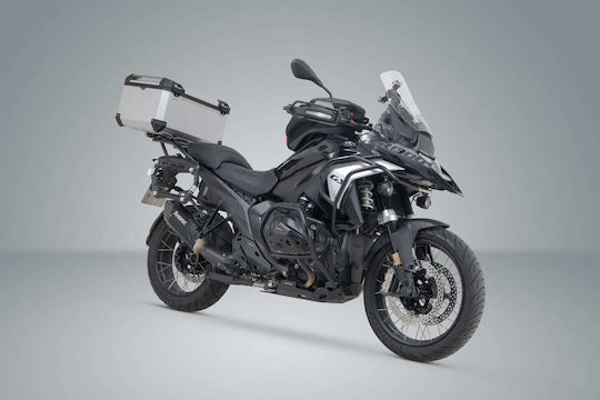 SW-Motech Trax Adv Motorrad-Topcase Aluminium 65l Silber