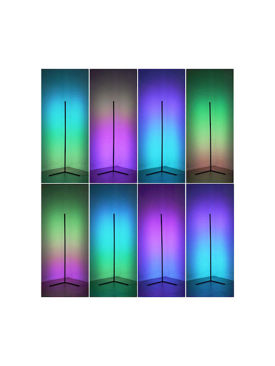 Mozos LED Подова Лампа В140см. с RGB Светлина Бял