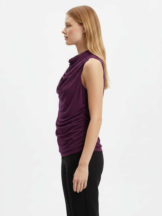 Women's Sleeveless Top Purple