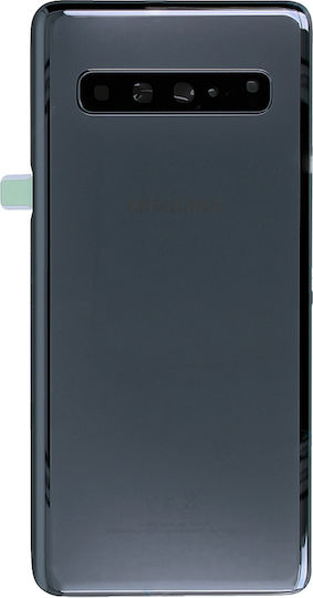 Rückseitiges Glas Kameralinse Samsung Galaxy S10 5G Service Pack Prisma Schwarz