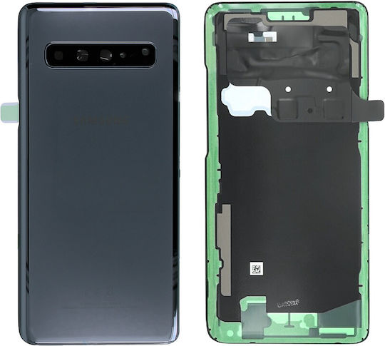 Rückseitiges Glas Kameralinse Samsung Galaxy S10 5G Service Pack Prisma Schwarz