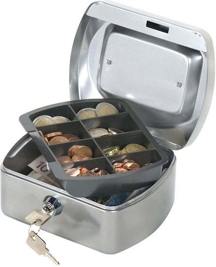 Q-Connect Kassenschrank mit Schloss KF03316 Gray