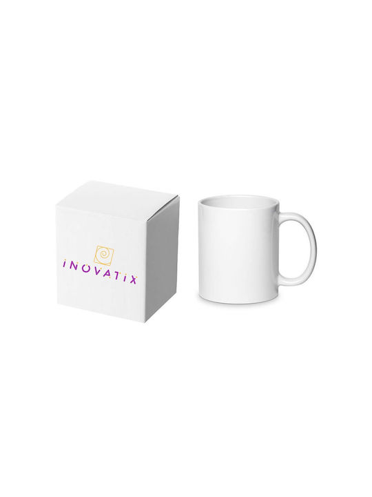 Cană Ceramica Albă De Crăciun 330ml Cu Personalizare