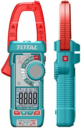 Total Αμπεροτσιμπίδα Ψηφιακή 600A AC TMT766002 True RMS
