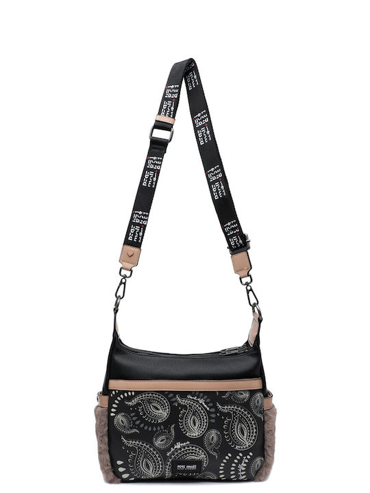 Furry Women's Crossbody / Shoulder Bag Black