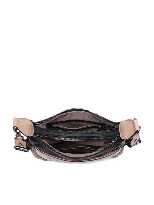 Furry Women's Crossbody / Shoulder Bag Black