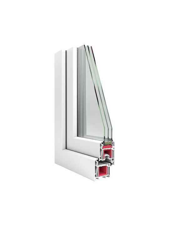vidaXL PVC Window Sill W50xH80cm