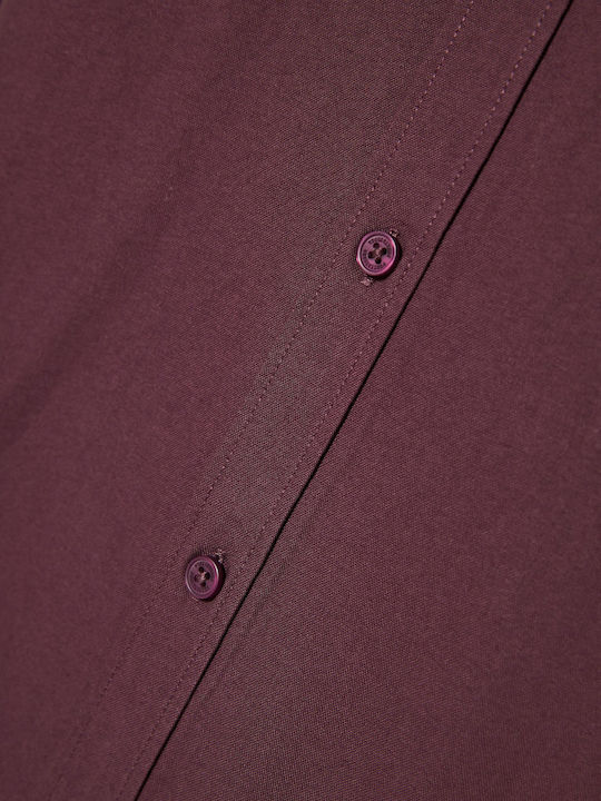 Cămașă cu Mâneci Lungi, Regular Fit, Violet