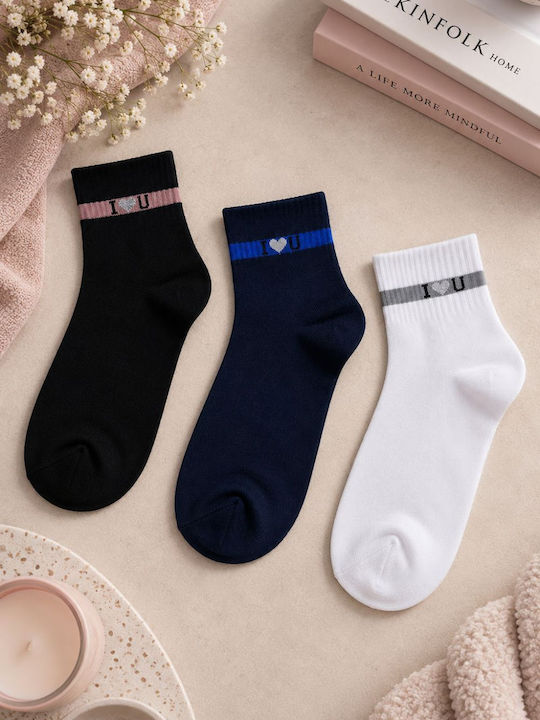 Yookie Γυναικείες Κάλτσες Πολυχρωμο 3Pack Yookie Γυναικείες Κάλτσες Πολυχρωμο 3Pack